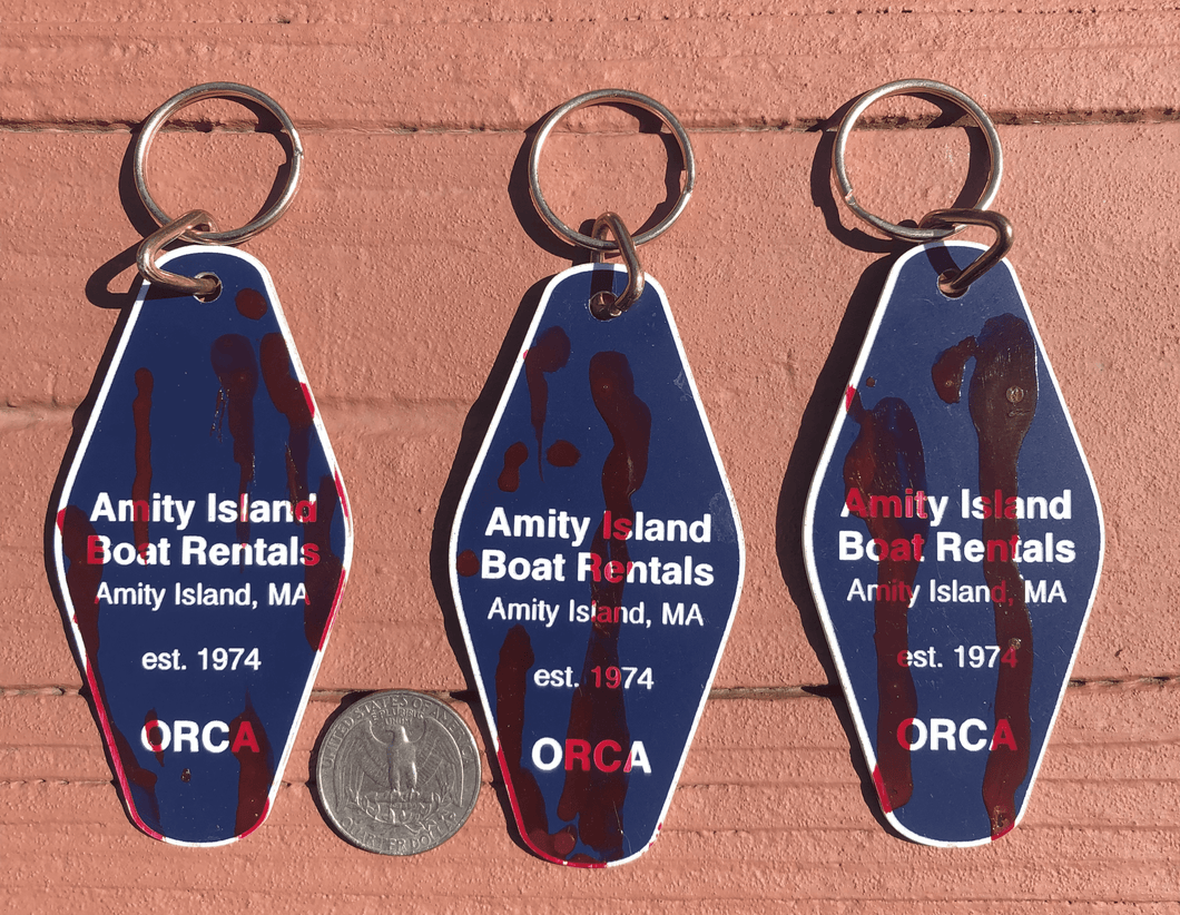 Amity Island Boat Rental - Bloody Keychain