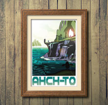Ahch-To 13"x19" Poster