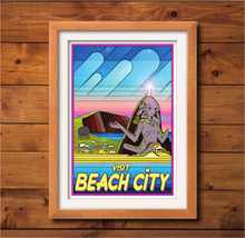 Beach City 13"x19" Poster
