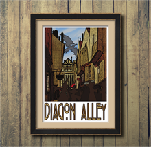 Diagon Alley 13"x19" Poster