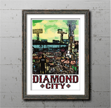 Diamond City (Portrait) 13"x19" Poster