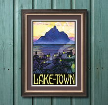 Lake-Town 13"x19" Poster