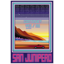 San Junipero 13"x19" Poster