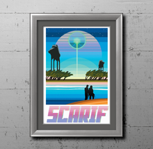 Scarif 13"x19" Poster